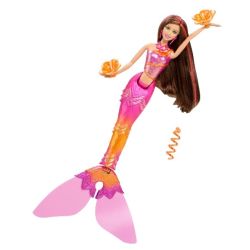 BARBIE R4151 PODWODNA TANCERKA RÓŻ. ZMIENIA KOL., PŁY - 2