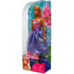 BARBIE R6390 MODNA KSIĘŻNICZKA W FIOLETOWEJ SPÓDNICZCE (242986) - 1