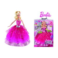 BARBIE T2562 MODNA PARYŻANKA PRZEBIERANA ŚWIECĄCA +DŹWIĘK - 1