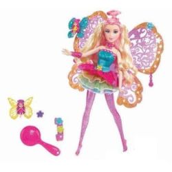 BARBIE T3036 BROKATOWA WRÓŻKA Z MOTYLKAMI-SPINECZKAMI - 2