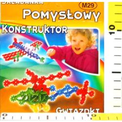 Pomysłowy konstruktor -gwiazdki do układania, budowania... - 4