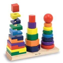 Melissa & Doug Piramidy geometryczne 26 el. (10567 MELISSA) - 1