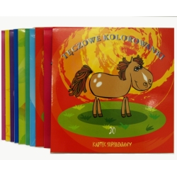 10 SZTUK KOLOROWANEK 30-KARTKOWYCH KWADRATOWYCH - 2