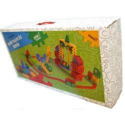 Klocki 'WAFFLE' 146el. Wesołe miasteczko stworków, w pudełku (MARIO WMS2) - 3