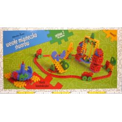 Klocki 'WAFFLE' 146el. Wesołe miasteczko stworków, w pudełku (MARIO WMS2) - 4