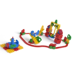 Klocki 'WAFFLE' 146el. Wesołe miasteczko stworków, w pudełku (MARIO WMS2) - 1