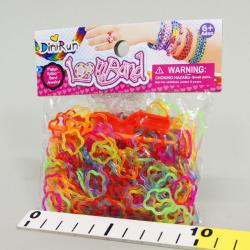 Certyfikowane Gumki 300szt. kolorowe kwiatuszki 'LoomBand' - 2