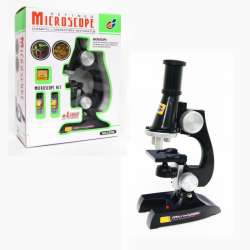 Mikroskop 100x 200x 450x z akcesoriami w pudełku - 1