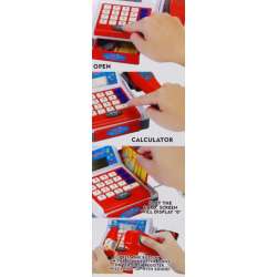 Kasa z kalkulatorem i skanerem +karta monety 24x18x20cm - 4