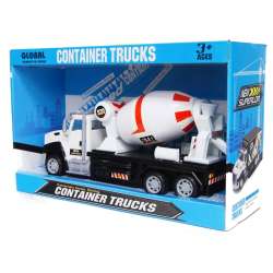 Ciężarówka Betoniarka w pudełku CONTAINER TRUCKS 26cm - 4