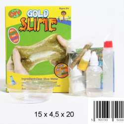 Gold slime -zrób własne gluty -Brokatowy z barwnikiem - 1