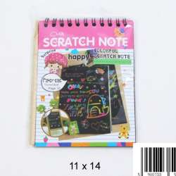 Notesik z czarnymi kartkami 'Scratch note' 14x10cm - 1