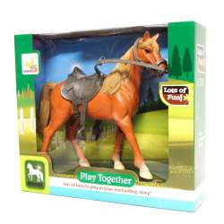 Figurka konia z siodłem 21x19x6cm w pudełku - 1