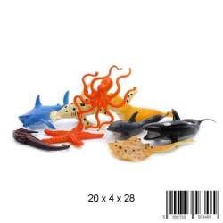 Zwierzęta morskie 9 szt. w folii (12-17cm) - 1