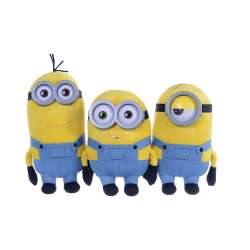 Plusz Minionki Stuart 28cm plastikoe gogle, welur - 2