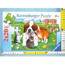 RAVENSBURGER 2x20 ZWIERZĘTA DOMOWE - 1
