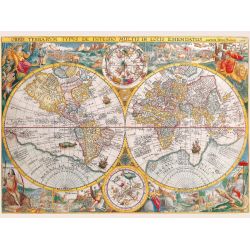 RAVENSBURGER 1500el. HISTORYCZNA MAPA ŚWIATA (163816) - 1