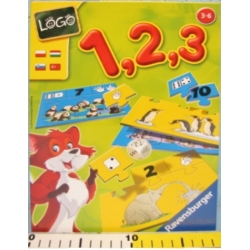 RAVENSBURGER GRA LOGO 1,2,3 -MOJE PIERWSZE CYFERKI (243709) - 1