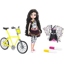 BRATZ LALKA 'MOXIE GIRLZ' Z PISAKAMI I ROWEREM 'ART-TITUDE' - 2