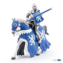 Papo 39759 Koń niebieskiego rycerza z włócznią 14,5x5x10 - 2