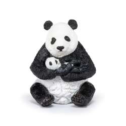 Papo 50196 Panda siedząca z młodym 6x7x8cm - 2