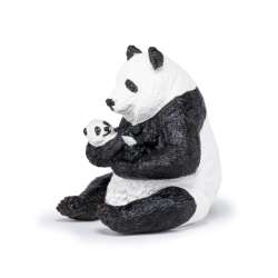 Papo 50196 Panda siedząca z młodym 6x7x8cm (PAPO 50196) - 7