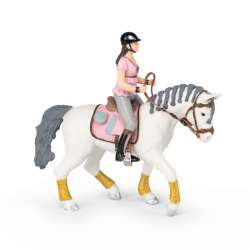 Papo 52006 Dziewczyna jeździec w fioletowej bluzce 5x3x9 - 3