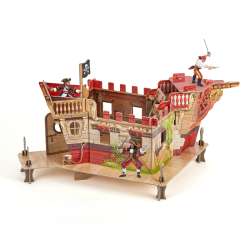 Papo 80403 Fort piracki z 3 figurkami - 1