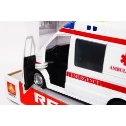 Ambulans 1:16 Karetka 4 dźwięki, koło zamach, otw.drzwi - 4