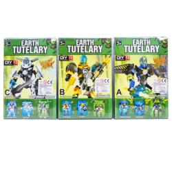 Robot 'EARTH TUTELARY' figurka z klocków 18cm - 3