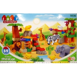 KLOCKI MAXI 69el. ZOO 5036 -w pudełku - 2
