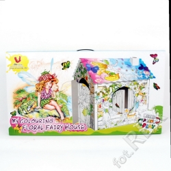 DOMEK WRÓŻKI KARTONOWY DO KOLOROWANIA 88x72x88cm - 2