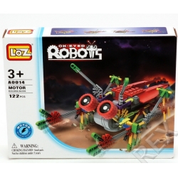 KLOCKI KONSTRUKCYJNE A0014 ROBOT 122el. NA BATERIE - 1