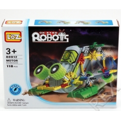 KLOCKI KONSTRUKCYJNE A0012 ROBOT NA BATERIE 118el. - 1