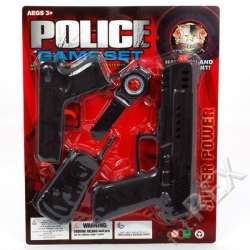 Akcesoria policjanta -2 pistolety na blistrze - 1