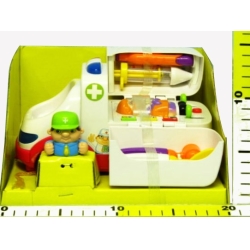 AMBULANS Z PACJENTEM DŹWIĘKI KASZLU, EKG, KARETKI... - 3