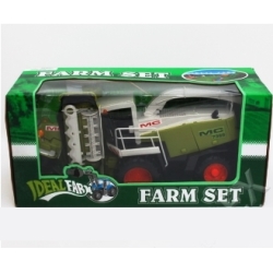 KOMBAJN WIELKI DO ZIELONKI Z TRZEMA KOSIARKAMI w pudełku - 3