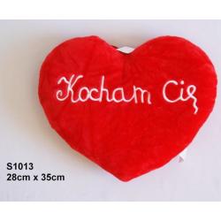 PLUSZ SERCE 36cm 'KOCHAM CIĘ' (S1013-24) - 2