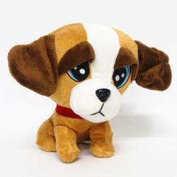 Plusz Pies z dużą głową, z haftowanymi oczami 20cm (P2774-24) - 7