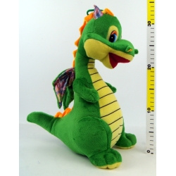 PLUSZ SMOK 34cm Z KOLOROWYMI SKRZYDŁAMI - 1