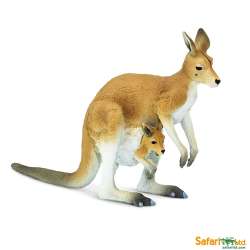 Safari Ltd 100108 Kangur z młodym 12x3,7x8,8cm - 1