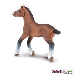 Safari Ltd 151405 Źrebię rasy Clydesdale 8,5x2x8cm - 1