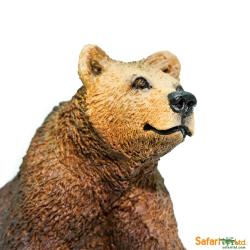 Safari Ltd 181429 niedźwiedź Grizzly młody 7,5x3,5cm - 7