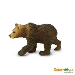 Safari Ltd 181429 niedźwiedź Grizzly młody 7,5x3,5cm - 1