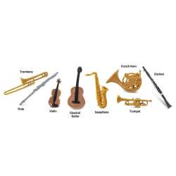 Safari Ltd 685404 instrumenty muzyczne 8 sztuk w tubie - 2