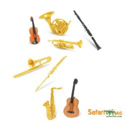 Safari Ltd 685404 instrumenty muzyczne 8 sztuk w tubie - 3