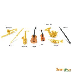 Safari Ltd 685404 instrumenty muzyczne 8 sztuk w tubie - 4