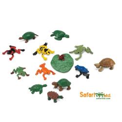 Safari Ltd 694804 Żaby i żółwie 13szt. w tubie 5x5x33cm - 3