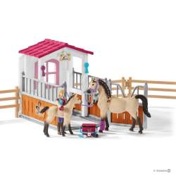 Schleich 42369 Zagroda dla koni stajenny +konie arabskie (SLH 42369) - 1