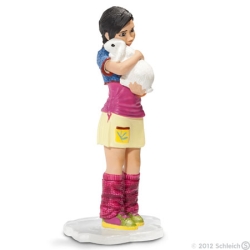 SCHLEICH 13902 DZIEWCZYNKA Z KRÓLIKIEM (GXP-521463) - 1